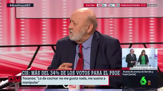 José Félix Tezanos, presidente del CIS José Félix Tezanos, presidente del CIS