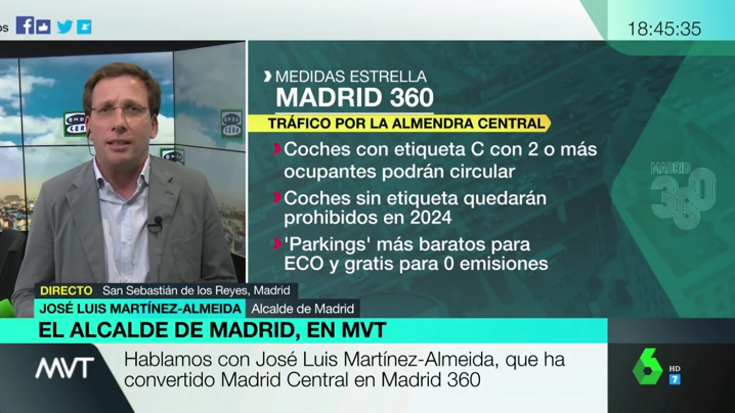 José Luis Martínez-Almeida: "Madrid 360 es un plan más ambicioso que el de Manuela Carmena" José Luis Martínez-Almeida: "Madrid 360 es un plan más ambicioso que el de Manuela Carmena"