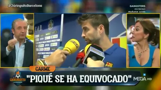 "Piqué es el presidente": Josep Pedrerol, claro en el debate sobre el conflicto entre jugadores y directiva del Barcelona "Piqué es el presidente": Josep Pedrerol, claro en el debate sobre el conflicto entre jugadores y directiva del Barcelona