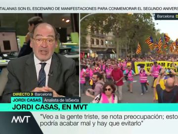 Jordi Casas: "PSOE y PP están lejos de la confrontación con Cataluña, quieren bajar la tensión" Jordi Casas: "PSOE y PP están lejos de la confrontación con Cataluña, quieren bajar la tensión"