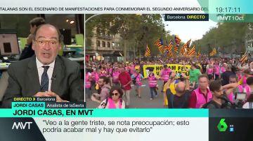Jordi Casas: "PSOE y PP están lejos de la confrontación con Cataluña, quieren bajar la tensión"