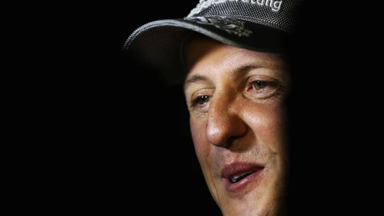 Michael Schumacher, antes de una carrera Michael Schumacher, antes de una carrera
