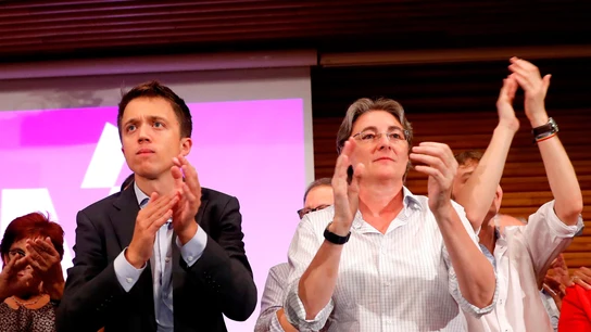 Íñigo Errejón junto a Marta Higueras Íñigo Errejón junto a Marta Higueras