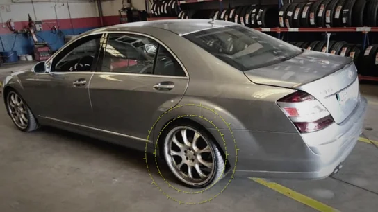 Imagen del coche de Reyes una semana antes de su accidente mortal Imagen del coche de Reyes una semana antes de su accidente mortal