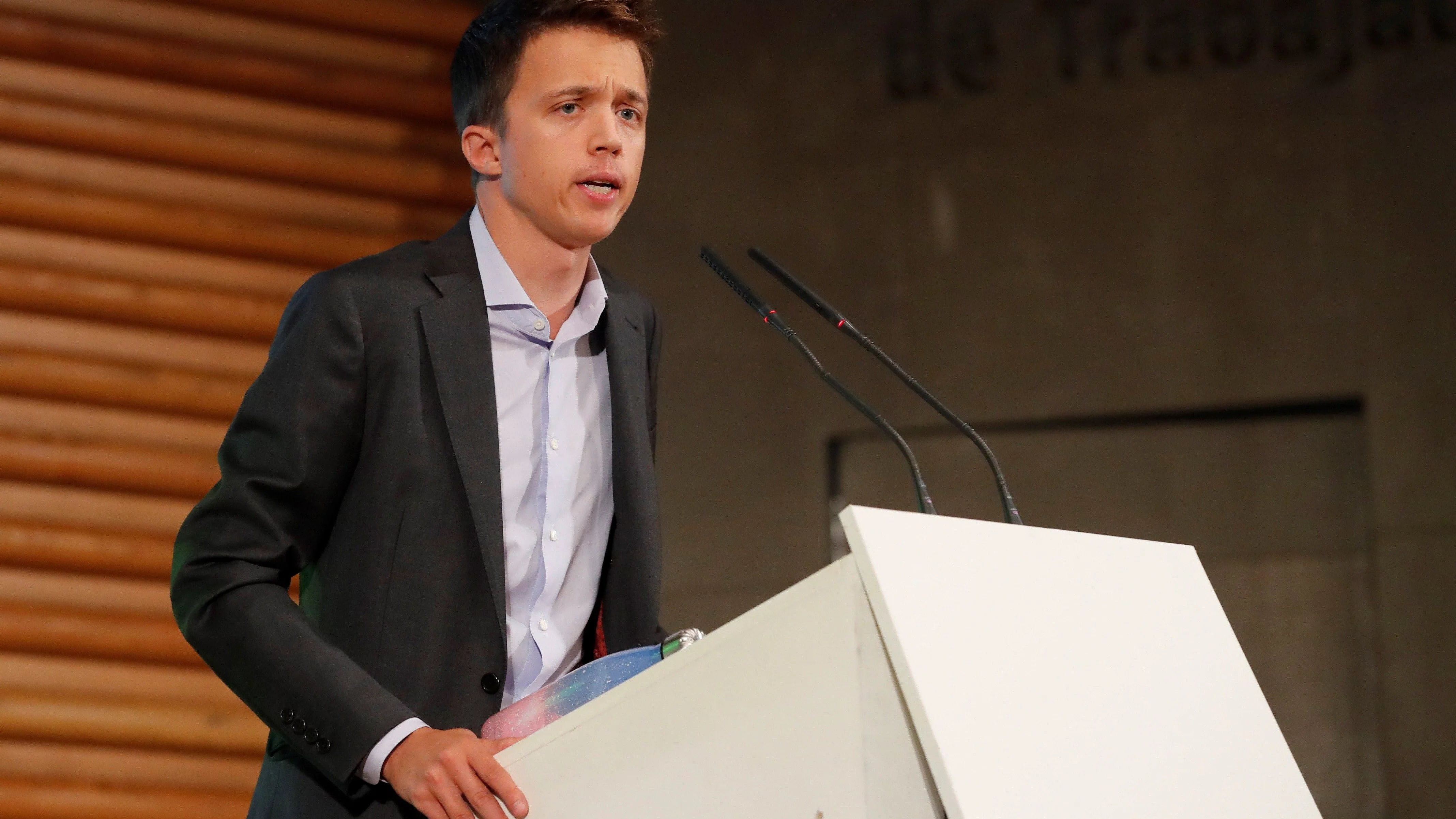 El candidato de Más País, Íñigo Errejón