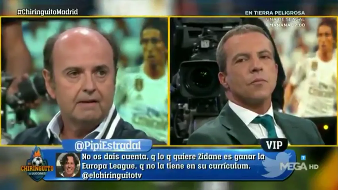 Juanma Rodríguez, indignado con Zidane: "Su figura empieza a resultarme irritante" Juanma Rodríguez, indignado con Zidane: "Su figura empieza a resultarme irritante"
