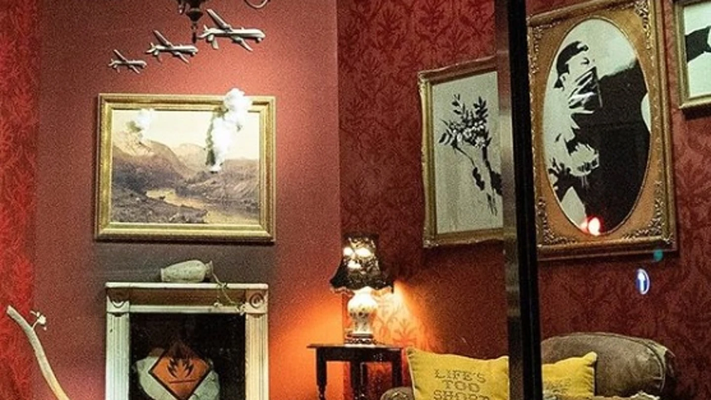Imagen de la exposición, que ha compartido Banksy en su cuenta de Instagram Imagen de la exposición, que ha compartido Banksy en su cuenta de Instagram