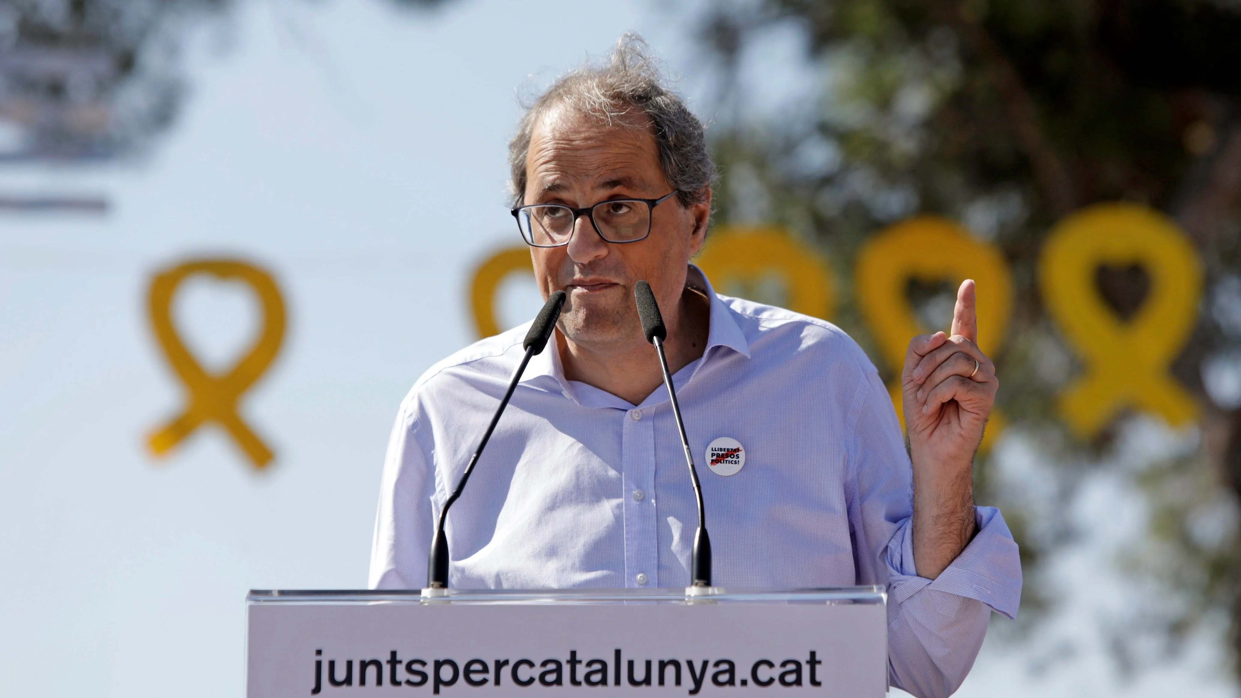 El president de la Generalitat de Cataluña, Quim Torra (Archivo)