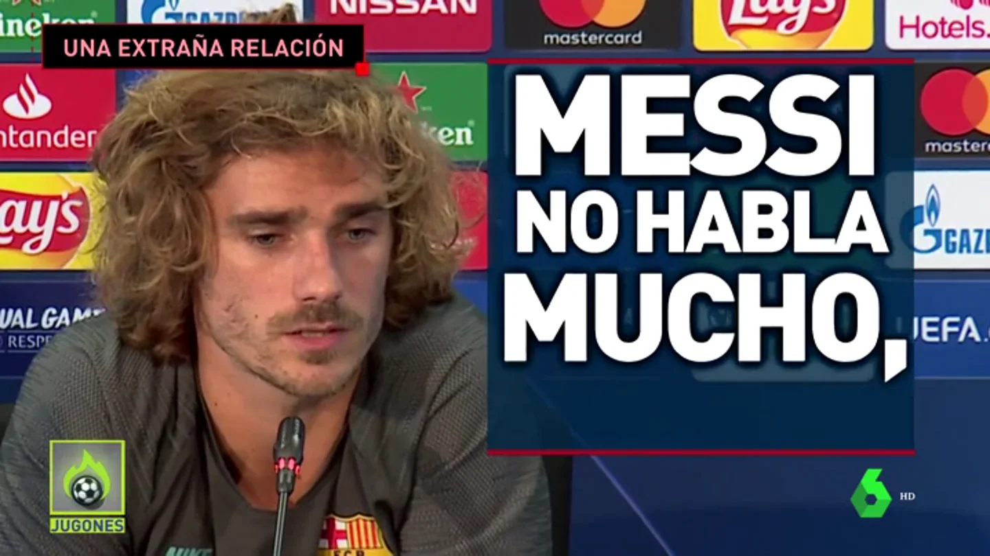 Griezmann y Messi. ¿Relación rota? Griezmann y Messi. ¿Relación rota?