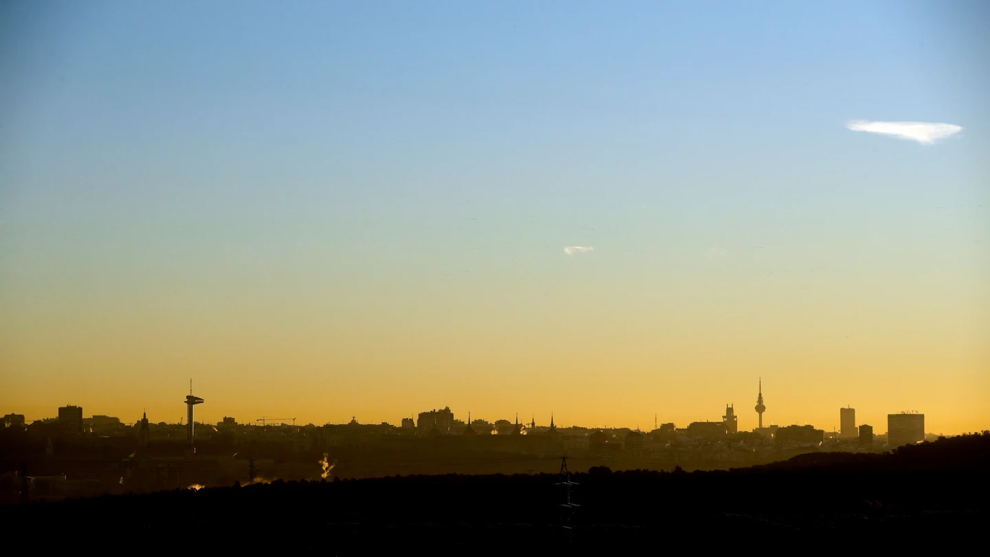 Vista de Madrid desde Pozuelo de Alarcón. Vista de Madrid desde Pozuelo de Alarcón.