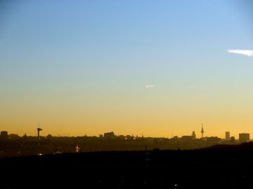 Vista de Madrid desde Pozuelo de Alarcón. Vista de Madrid desde Pozuelo de Alarcón.