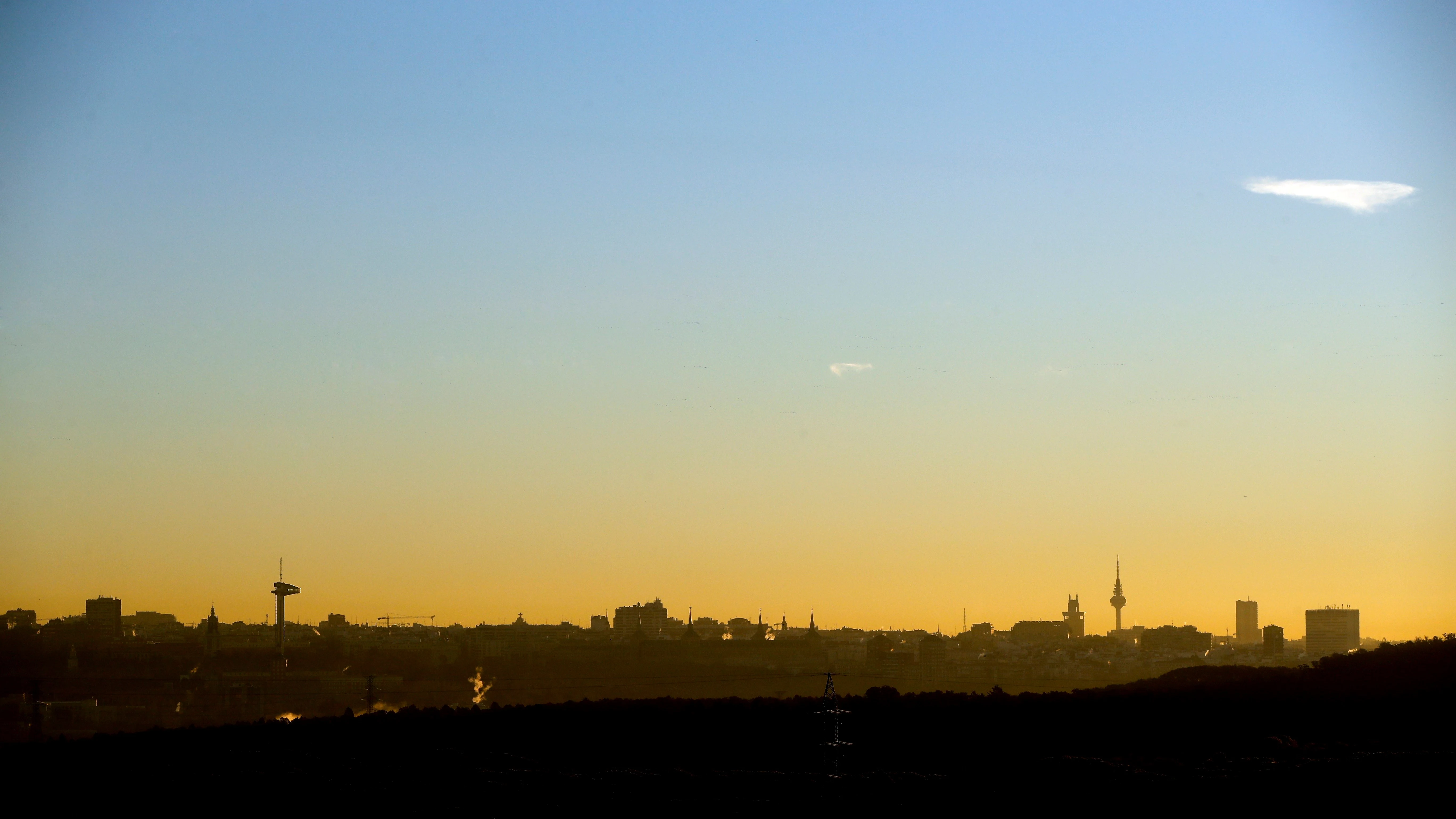 Vista de Madrid desde Pozuelo de Alarcón.