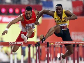 Invasión de la calle de Orlando Ortega en el Mundial de atletismo Invasión de la calle de Orlando Ortega en el Mundial de atletismo