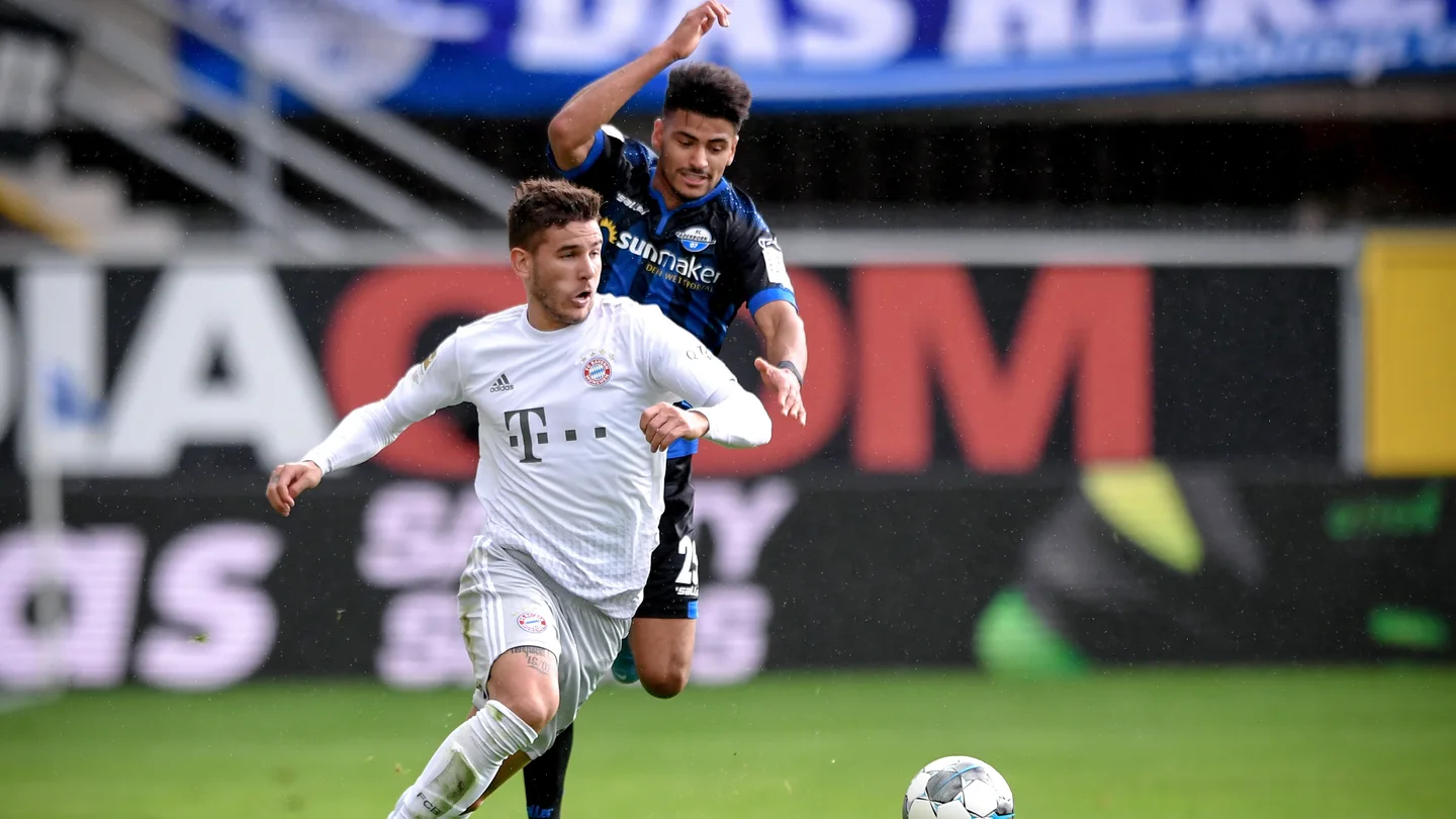 Lucas Hernández, durante un partido con el Bayern Lucas Hernández, durante un partido con el Bayern