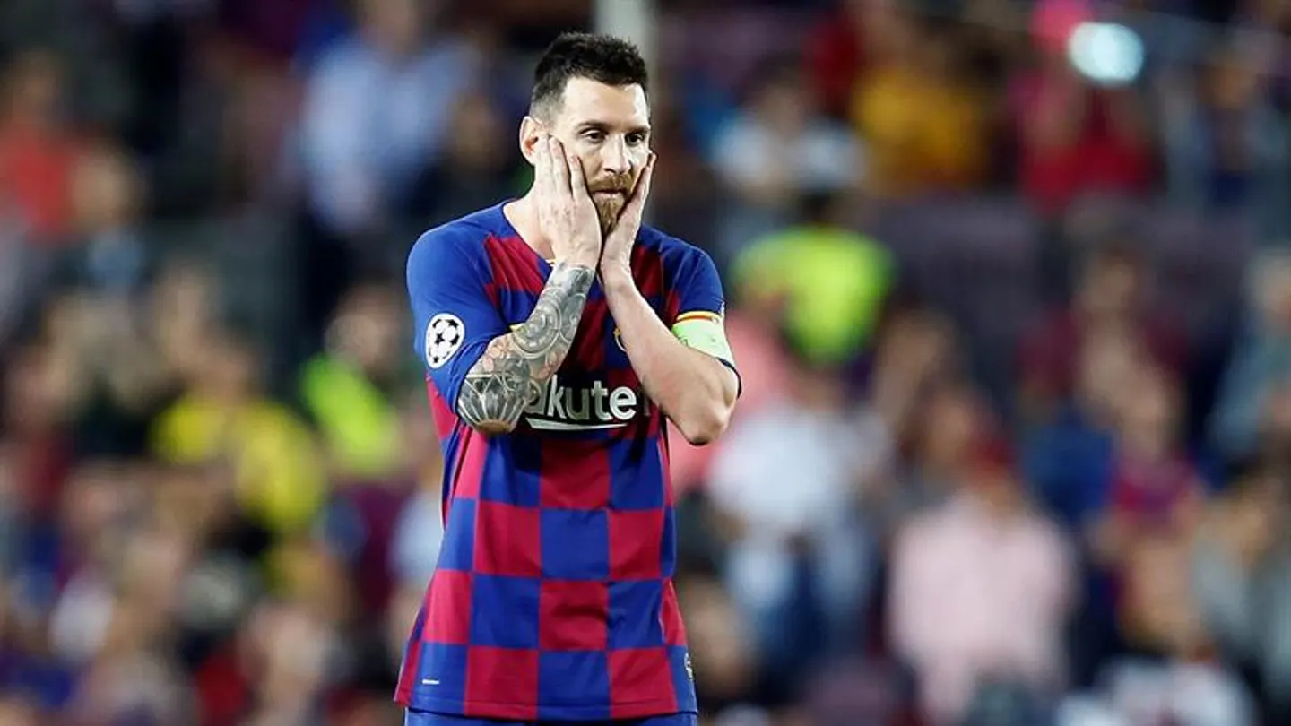 Leo Messi, en una acción ante el Inter. Leo Messi, en una acción ante el Inter.