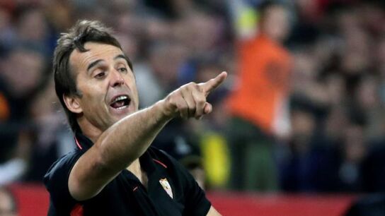 El entrenador del Sevilla, Julen Lopetegui.