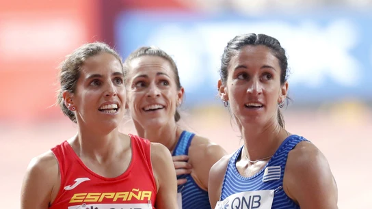 Marta Pérez, junto a la uruguaya María Pia Fernández Marta Pérez, junto a la uruguaya María Pia Fernández