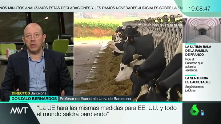 Gonzalo Bernardos: "La UE tomará las mismas medidas que Estados Unidos y todos saldremos perdiendo"