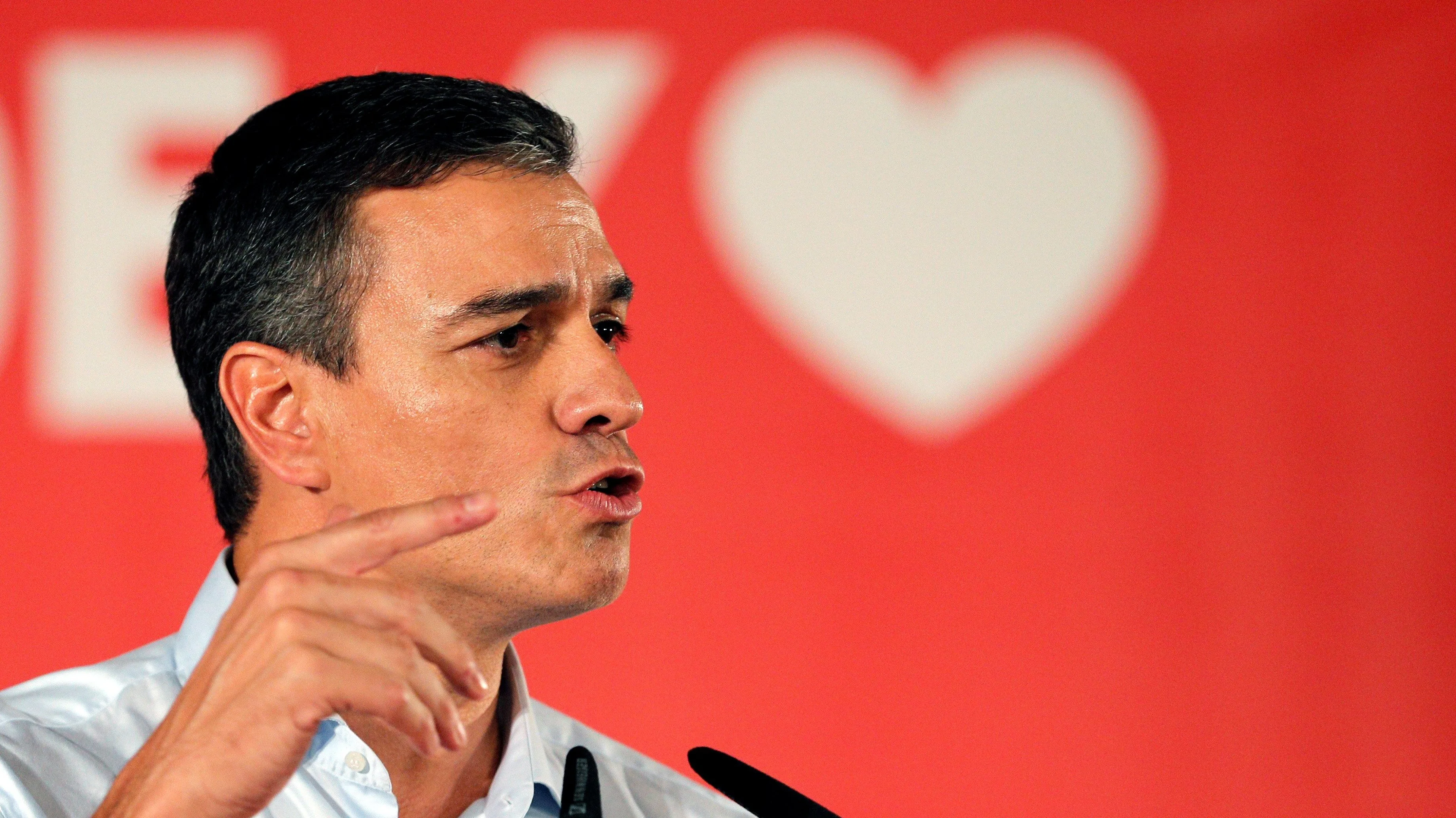 El presidente del Gobierno en funciones y candidato socialista, Pedro Sánchez