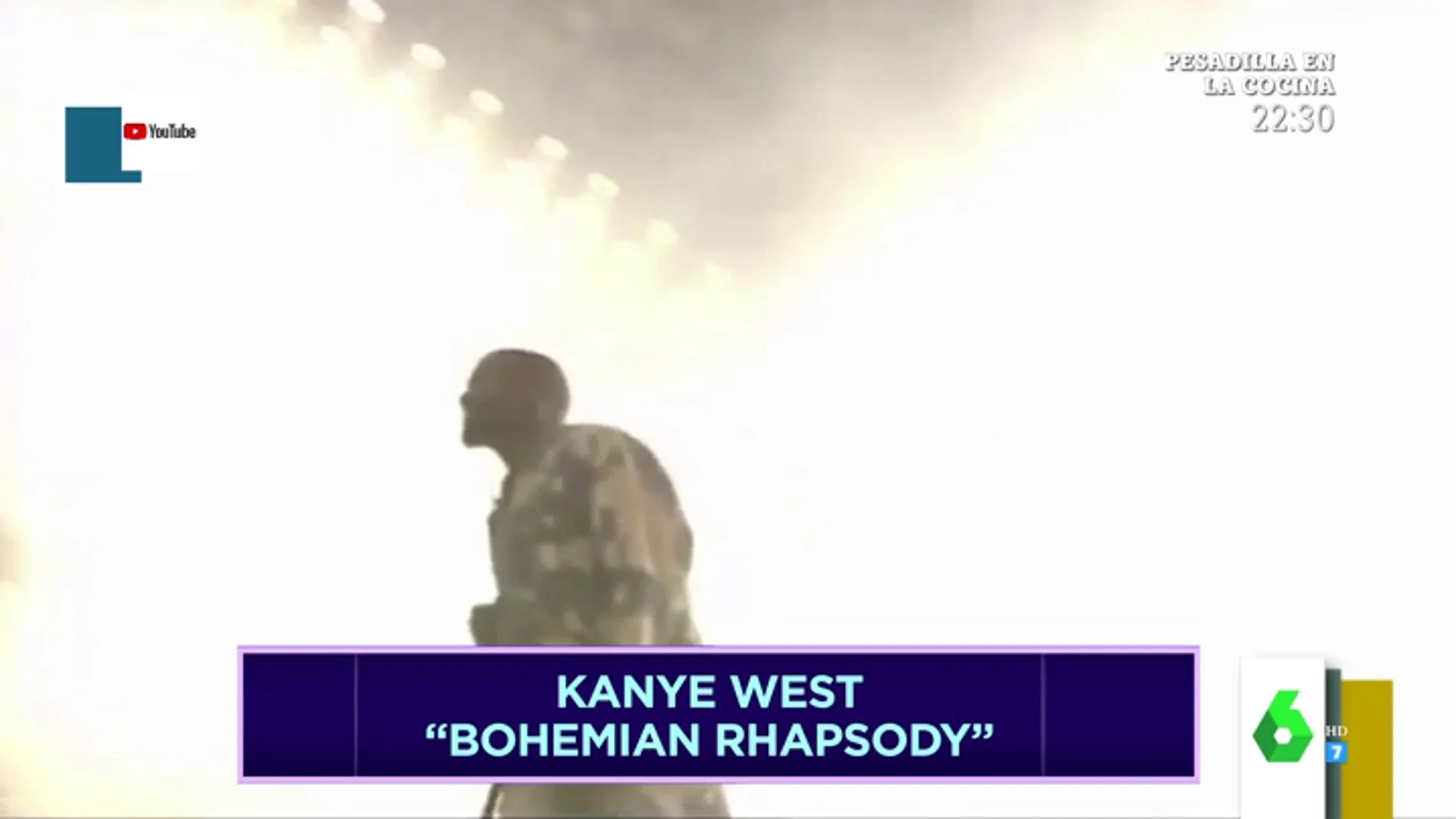 Kanye West cantando Bohemian Rhapsody