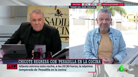 Chicote tiene una receta para los políticos en campaña electoral: pasar una entrevista de trabajo Chicote tiene una receta para los políticos en campaña electoral: pasar una entrevista de trabajo
