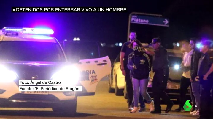 os agentes detienen a dos personas por el crimen de José Antonio