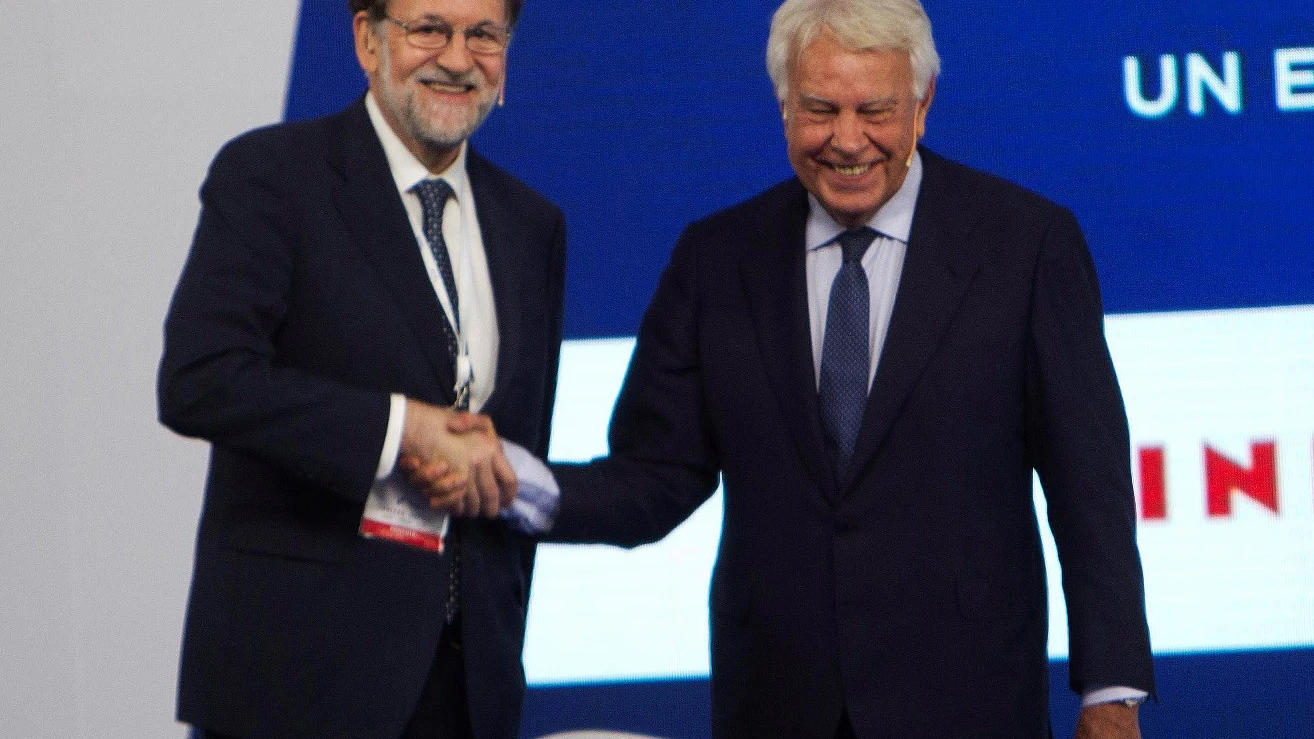 Mariano Rajoy y Felipe González