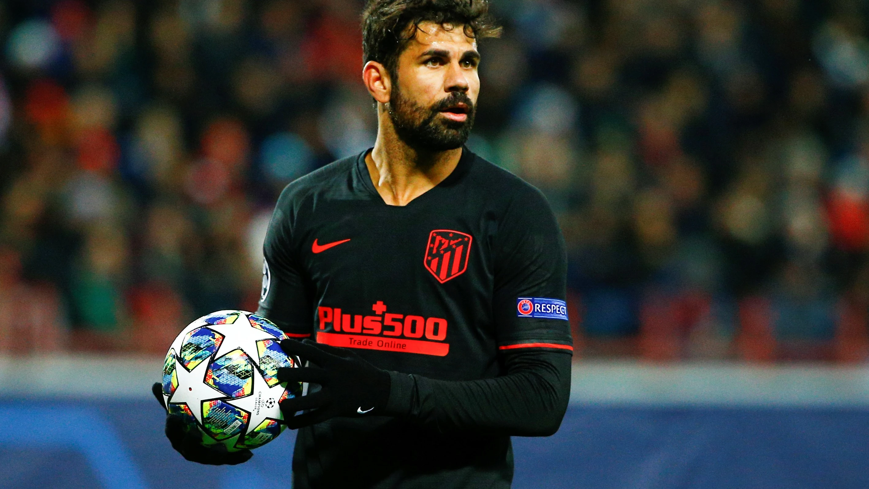 Diego Costa, durante un partido con el Atlético de Madrid