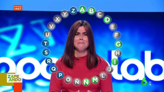 As&iacute; es el rosco de 'Zapapalabra': "Con la 'I', sitio en el que Pedroche pasa m&aacute;s tiempo que en su casa"