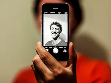 Haciendo un selfie Haciendo un selfie