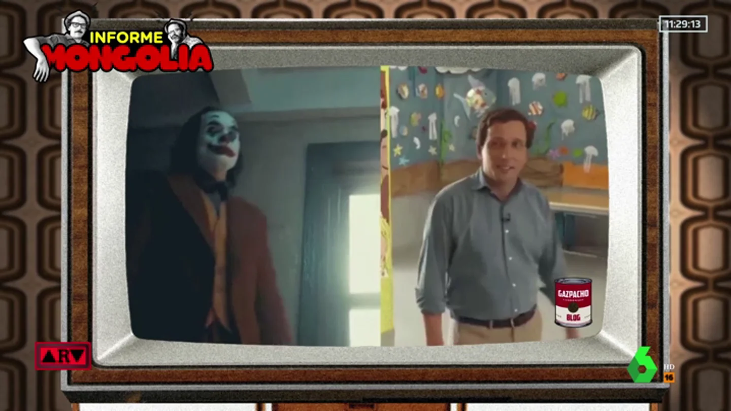 Informe Mongolia destapa el parecido de Martínez-Almeida con Joker Informe Mongolia destapa el parecido de Martínez-Almeida con Joker