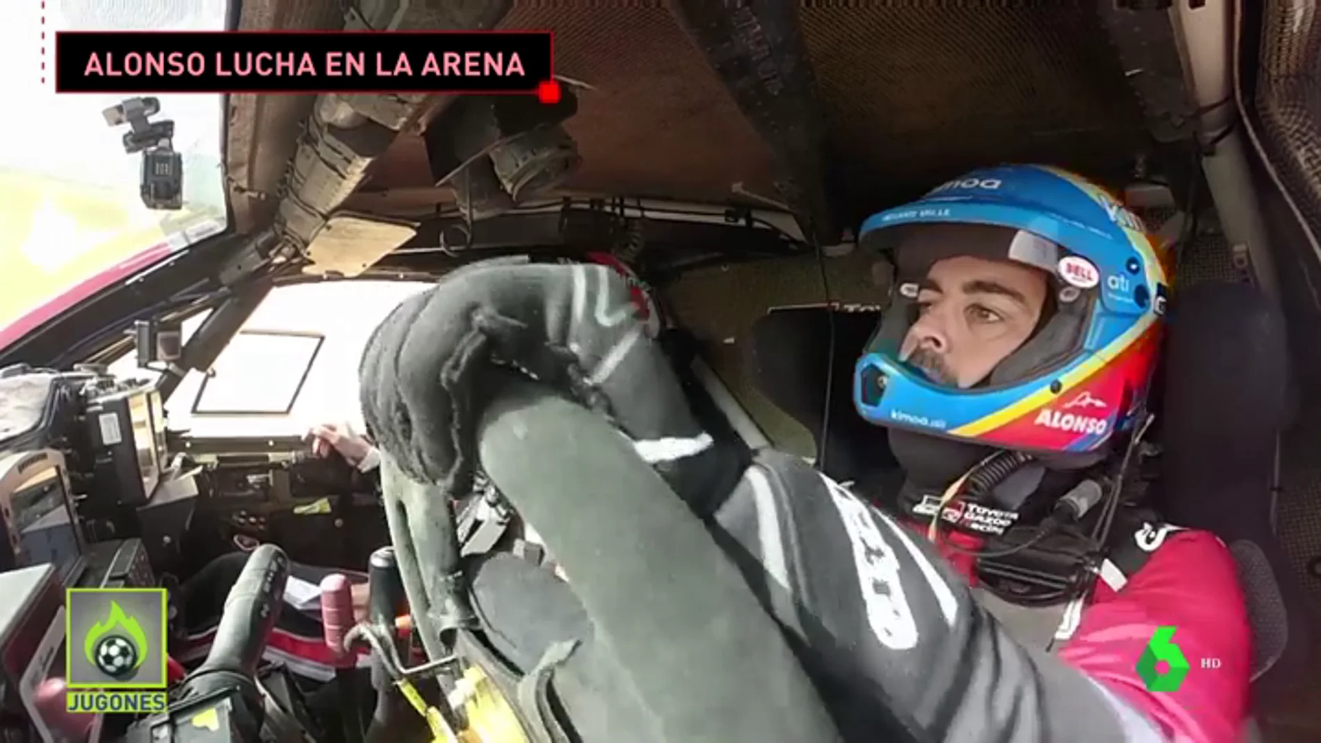 Imágenes inéditas de Fernando Alonso en los test del Rally de Marruecos