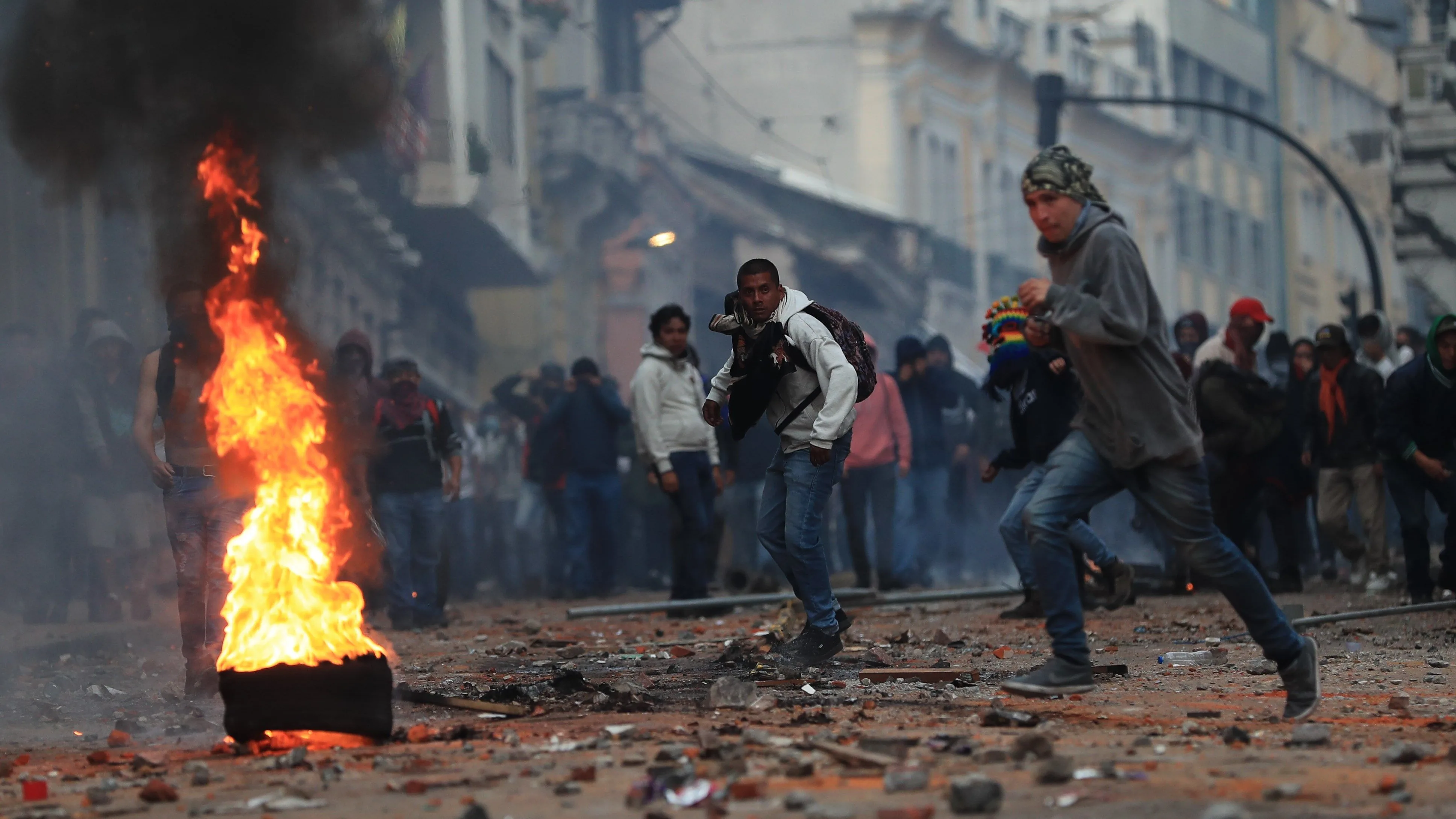 Protestas contra las medidas económicas del Gobierno de Ecuador