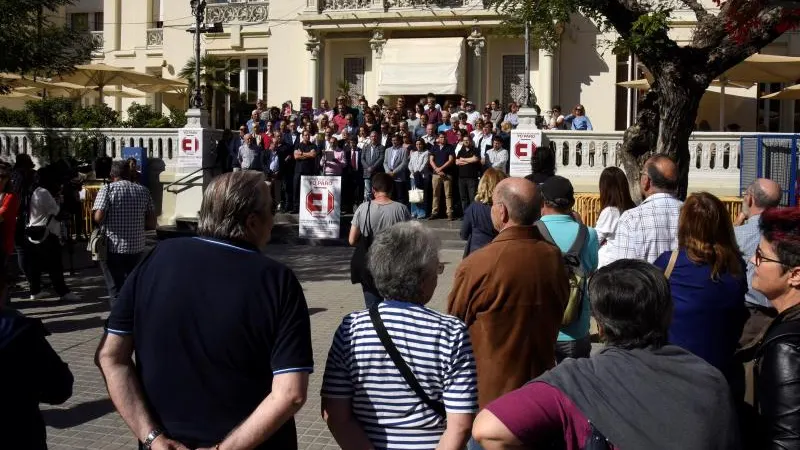 La España Vaciada se detiene cinco minutos "para seguir luchando"