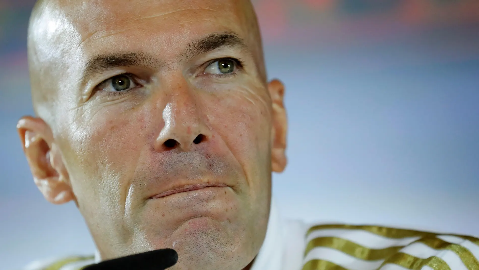 Zidane habla con los medios de comunicación