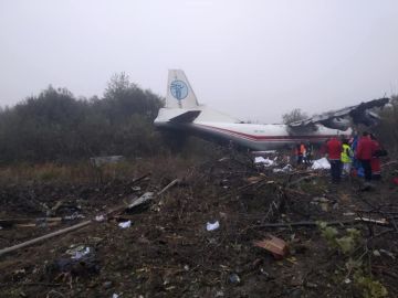 Restos del avión accidentado en Ucrania Restos del avión accidentado en Ucrania