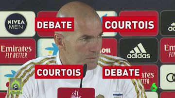 Zidane explota hablando de Courtois