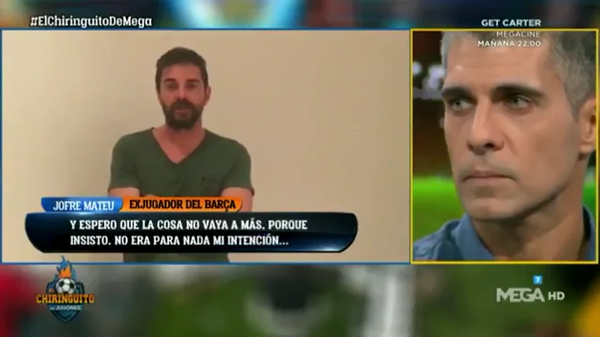 Jofre Mateu pide disculpas a José Luis Sánchez por su tuit: "No era para nada mi intención"