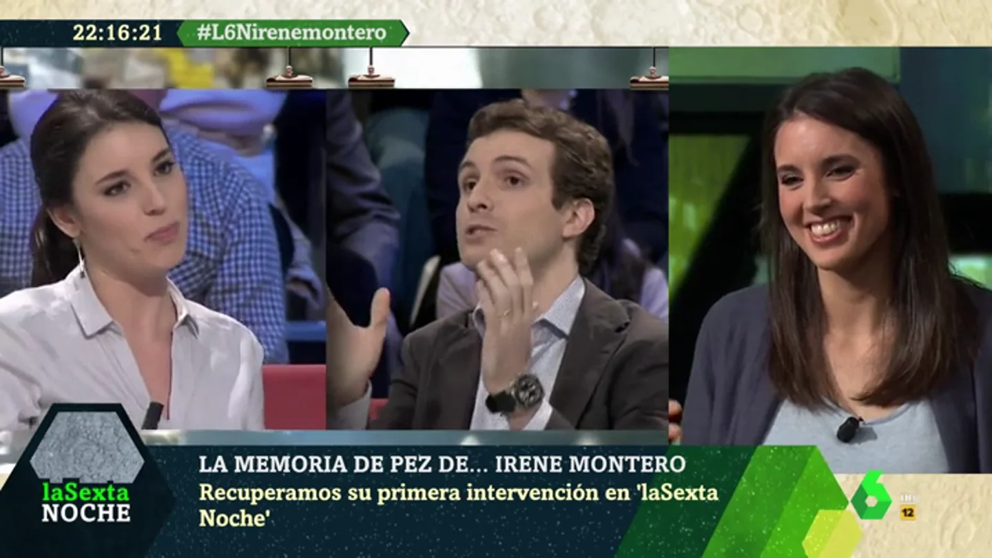 Irene Montero en laSexta Noche Irene Montero en laSexta Noche