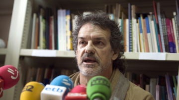 Txema Urkijo, durante una rueda de prensa