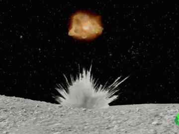 Recreación del impacto de un asteroide Recreación del impacto de un asteroide