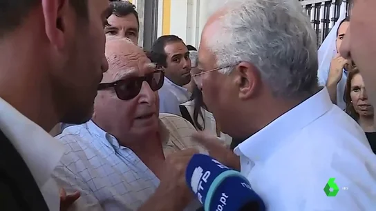 El primer ministro portugués pierde los nervios y se enfrenta a un vecino en el cierre de campaña El primer ministro portugués pierde los nervios y se enfrenta a un vecino en el cierre de campaña