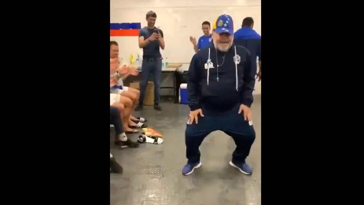 Maradona y su baile de la alegría