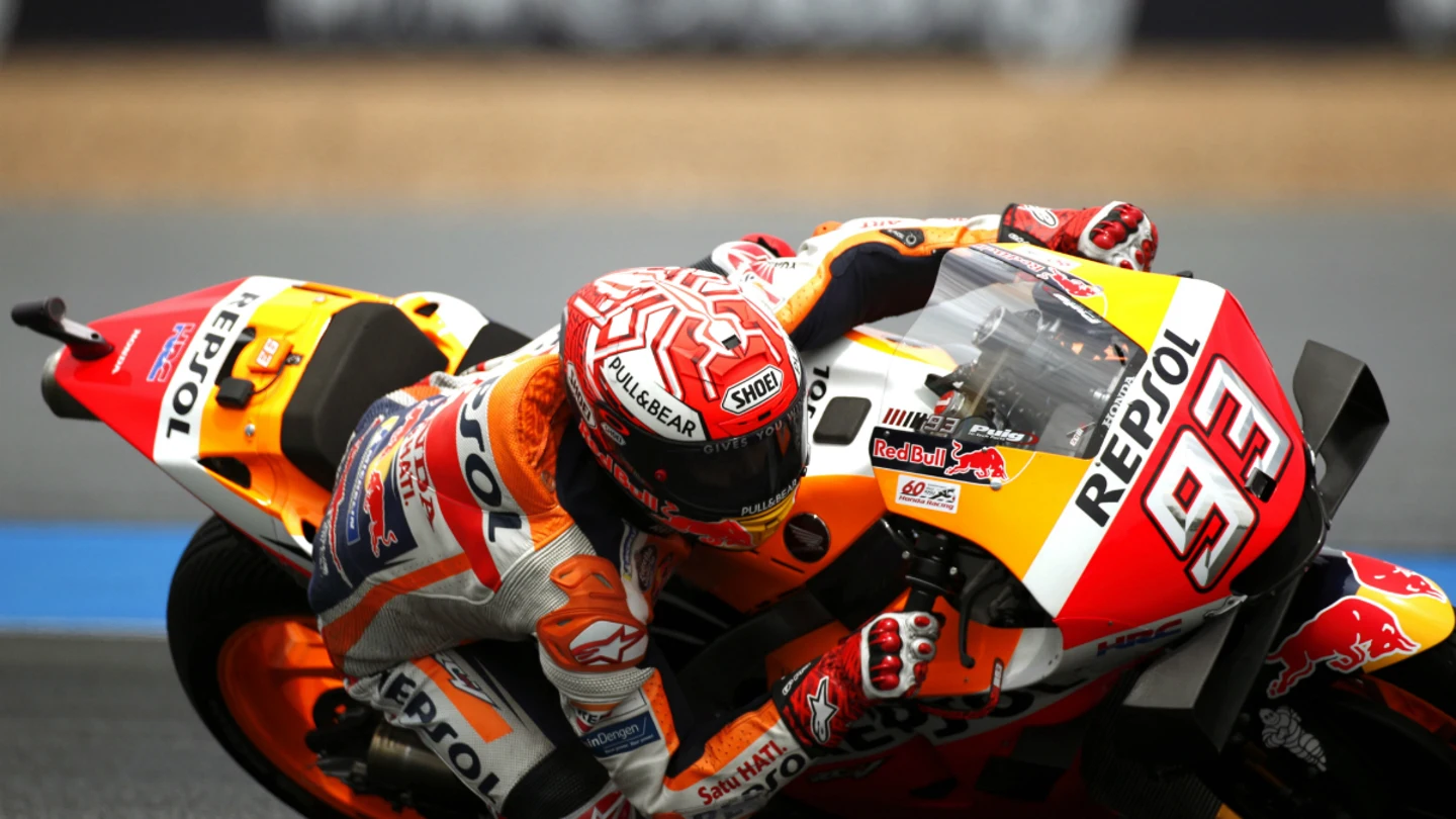 Marc Márquez, con la Honda Marc Márquez, con la Honda