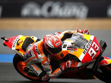 Marc M&aacute;rquez, con la Honda