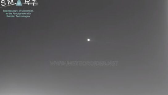 Imagen del meteorito 
