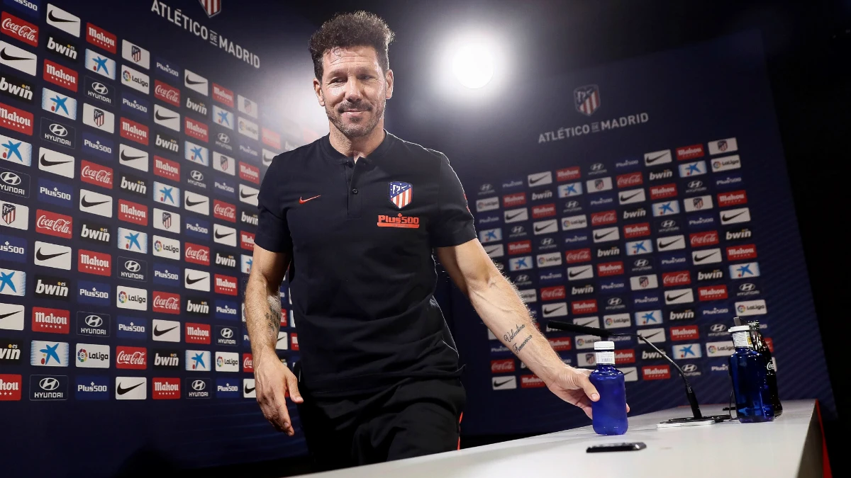 Simeone, en rueda de prensa