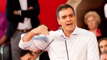 El presidente del Gobierno en funciones, Pedro Sánchez