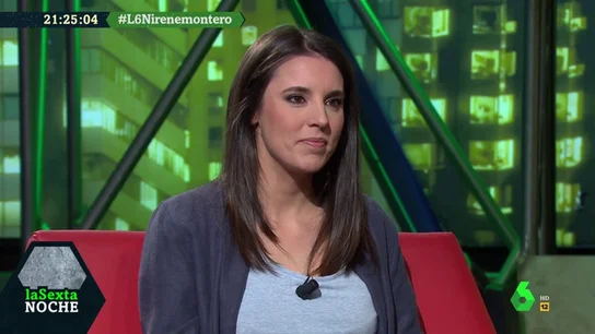 Irene Montero, en laSexta Noche Irene Montero, en laSexta Noche