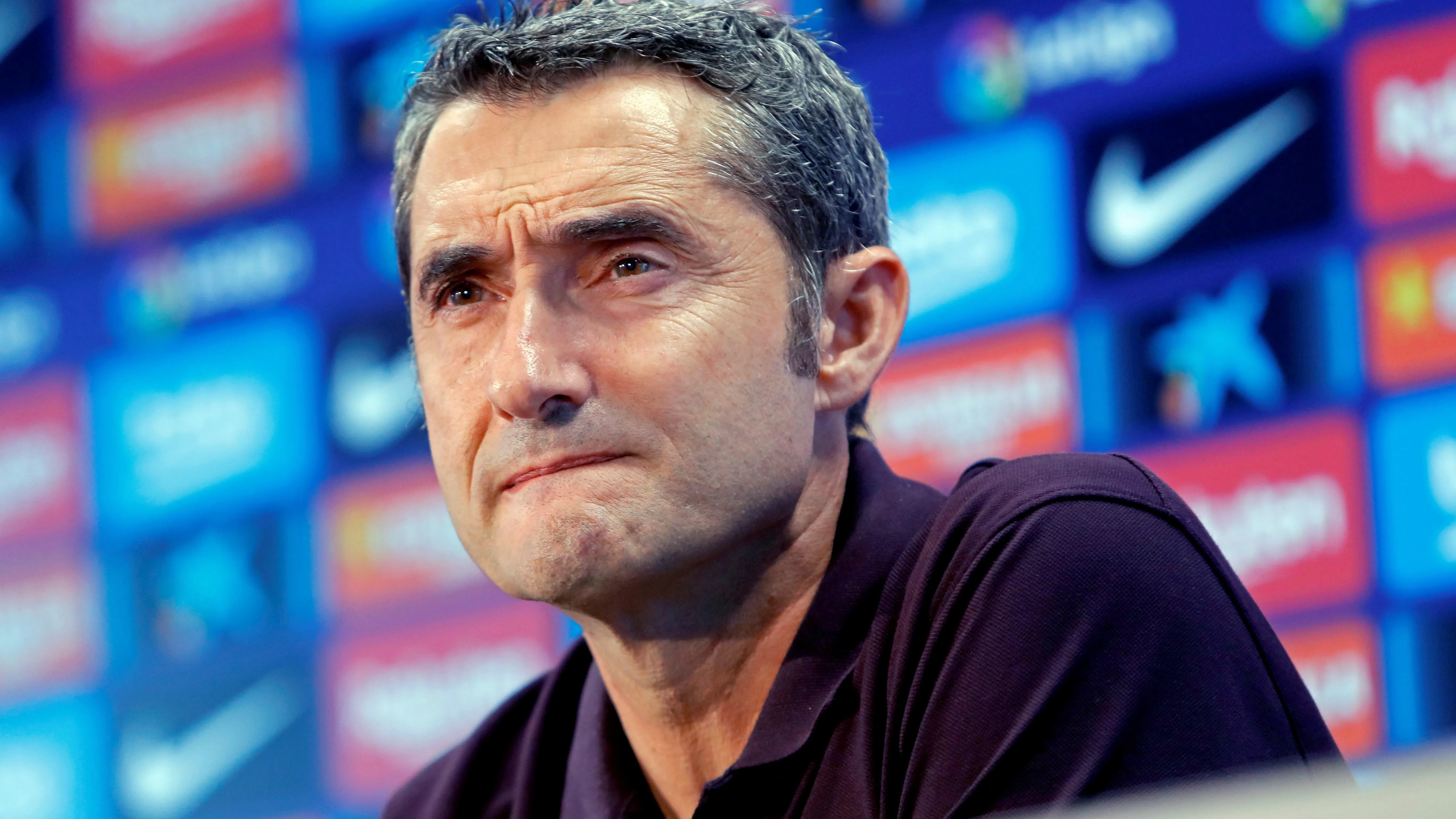 Ernesto Valverde, en la rueda de prensa previa al partido ante el Sevilla